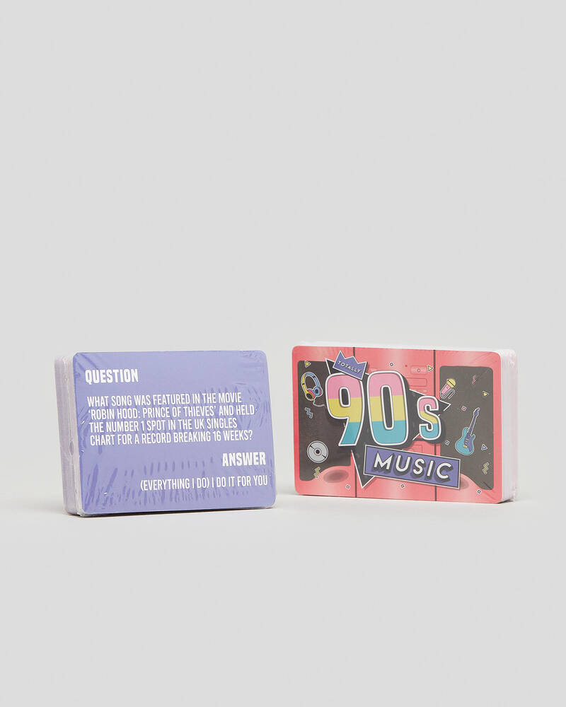 Get It Now Totally 90s Music Trivia Game for Unisex