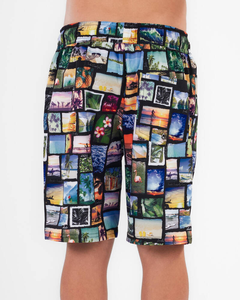 Jacks Boys' Holiday Mode Elastic Waist Shorts for Mens