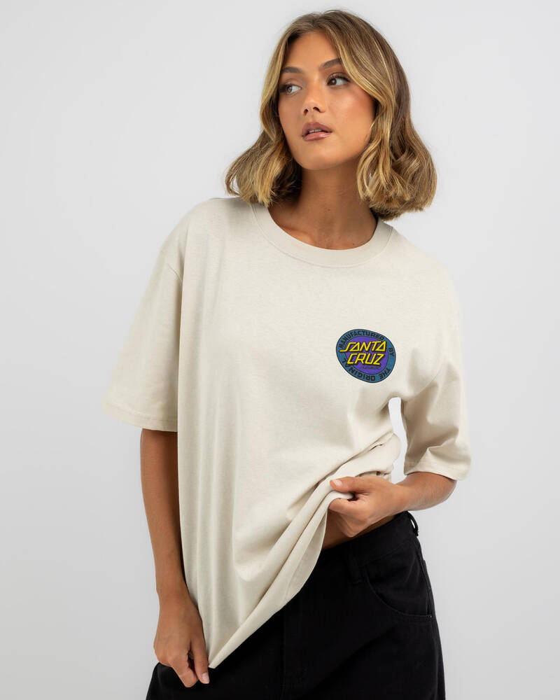 Santa Cruz MFG Dot Retro T-Shirt for Womens