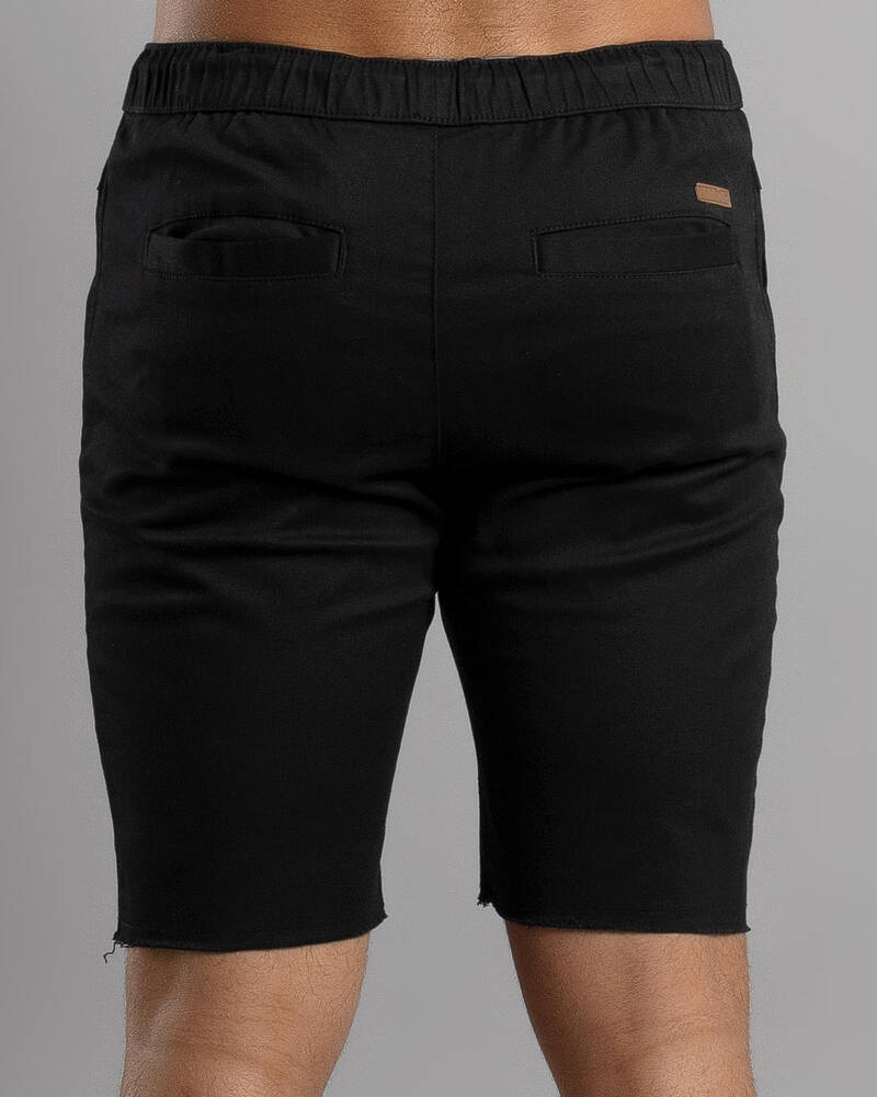 Lucid Fraction Elastic Waist Shorts for Mens