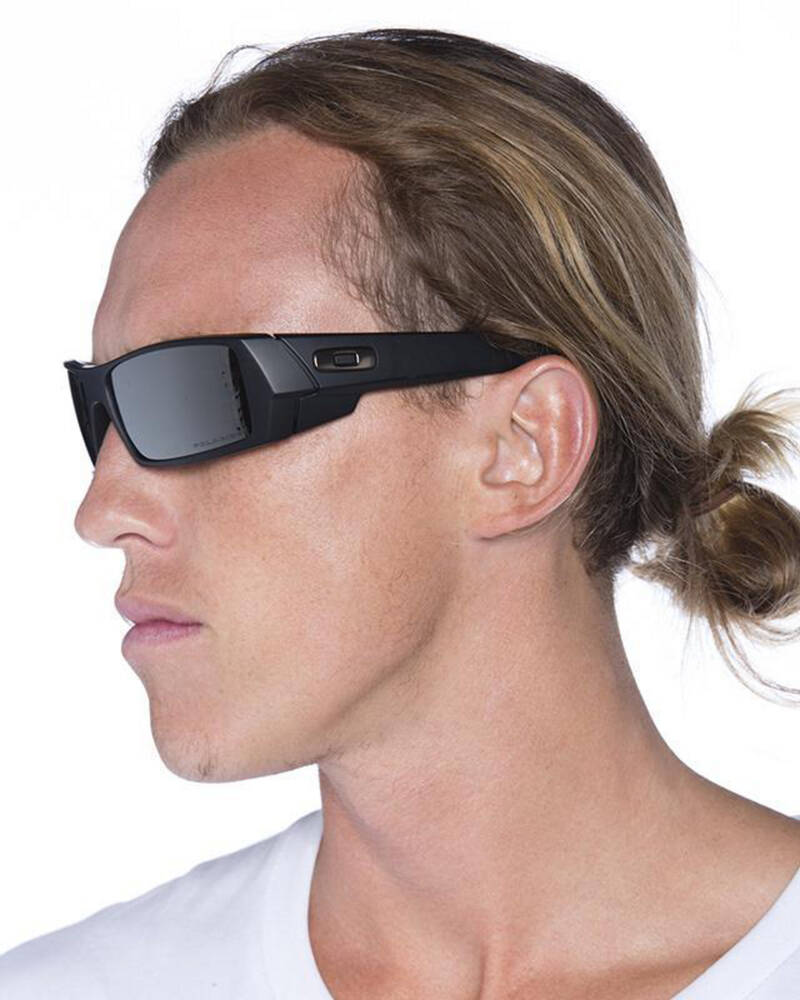 Oakley Gas Can Polarized Matte Black Sunglasses for Mens