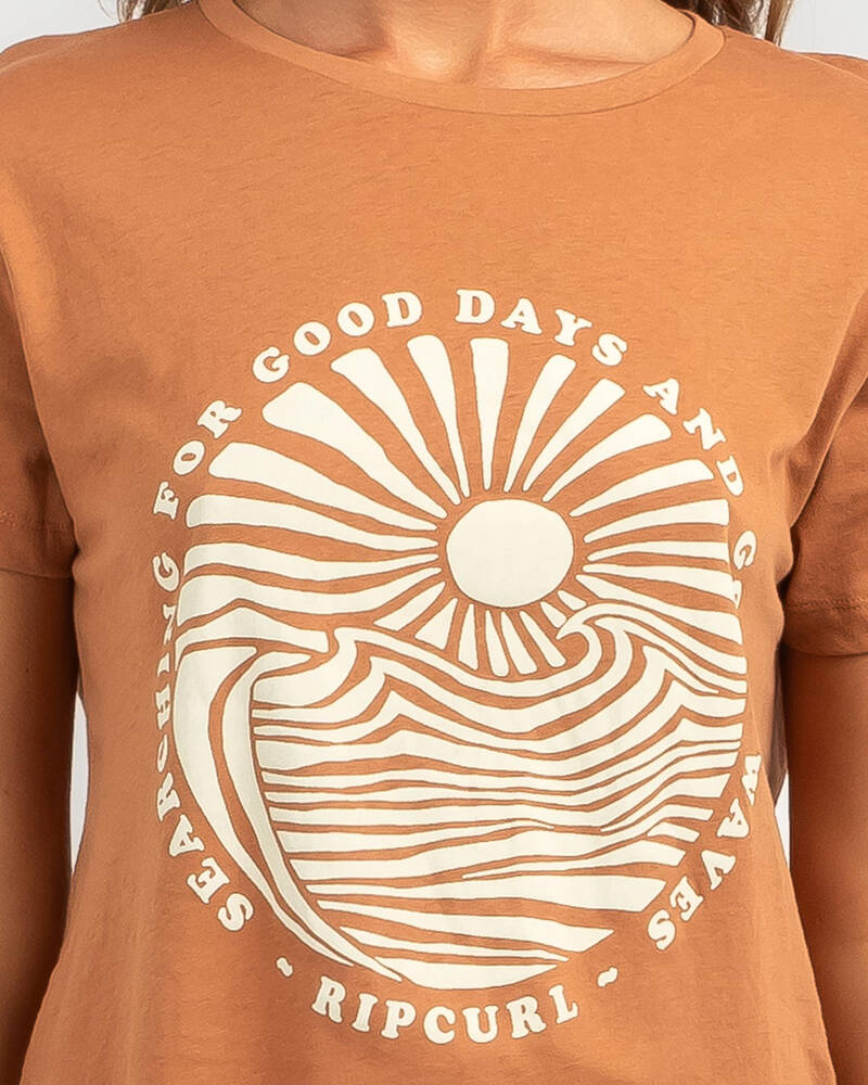 Rip Curl Good Waves Standard T-Shirt for Womens
