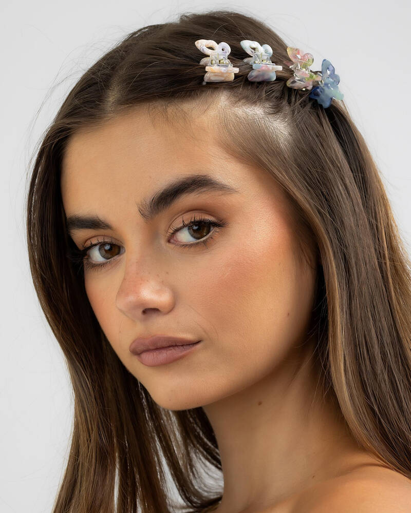 Karyn In LA Mini Butterfly Hair Clip Pack for Womens