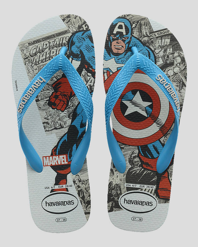 Havaianas Top Marvel Classics Captain America Thongs for Mens