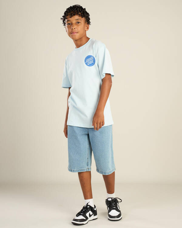 Santa Cruz Boys' Reverse Dot Mono T-Shirt for Mens