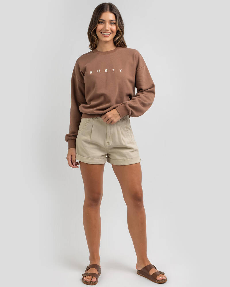 Rusty Essentials Sweatshirt for Womens