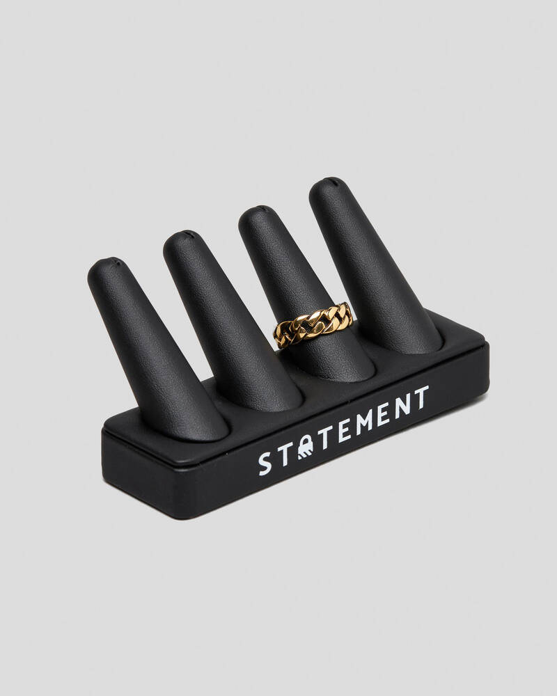 Statement Collective Cuban Link Ring for Mens