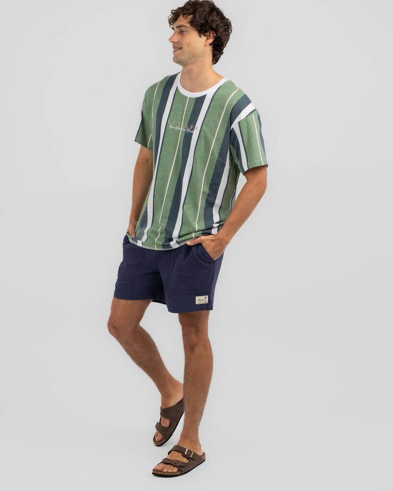 Skylark Villa Elastic Waist Shorts for Mens