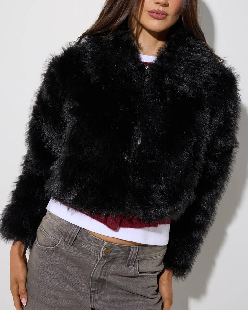 Ava And Ever Florence Faux Fur Jacket for Womens