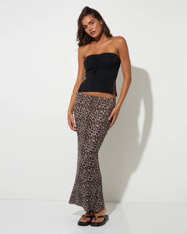 Amber Mesh Maxi Skirt
