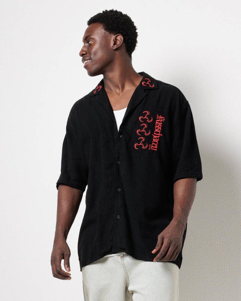 Kiss Chacey Shadowrun Short Sleeve Shirt for Mens