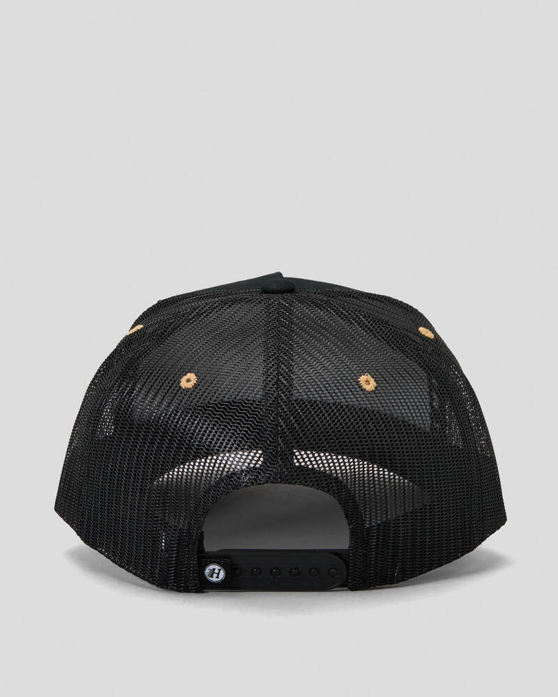 The Mad Hueys Shipwrecked Captain Twill Trucker Cap for Mens