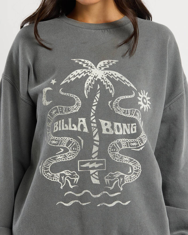 Billabong Bite Me Canyon Crewneck Sweatshirt for Womens