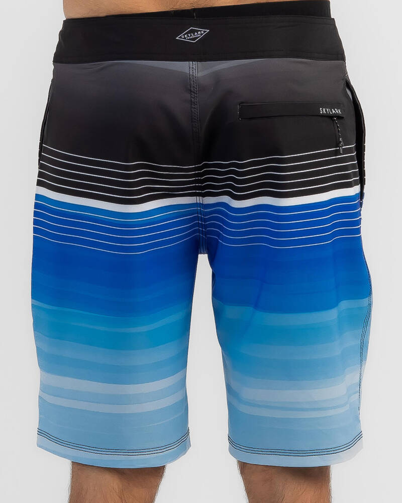 Skylark Creased Board Shorts for Mens