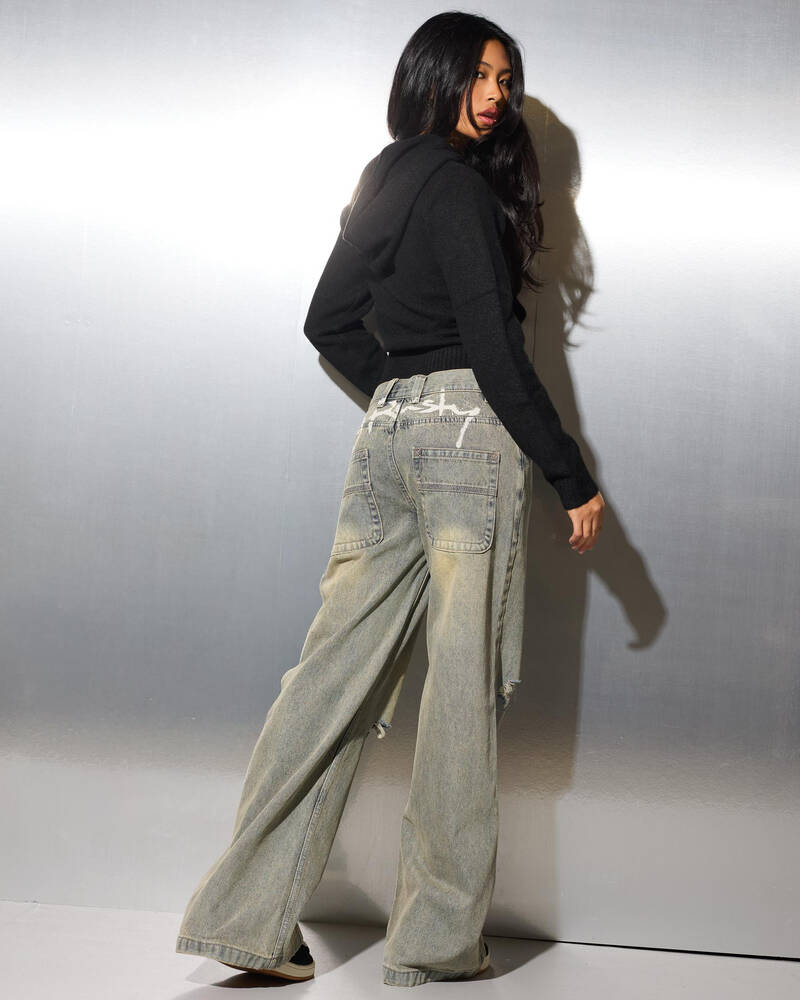 Rusty DIY Wendy Wide leg Low Rise Wide Leg Jean for Womens