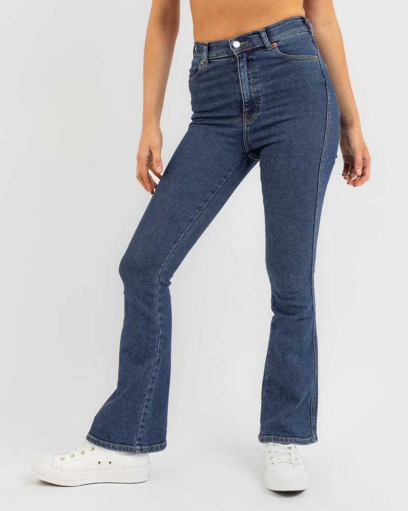 Dr Denim Moxy Flare Jeans for Womens