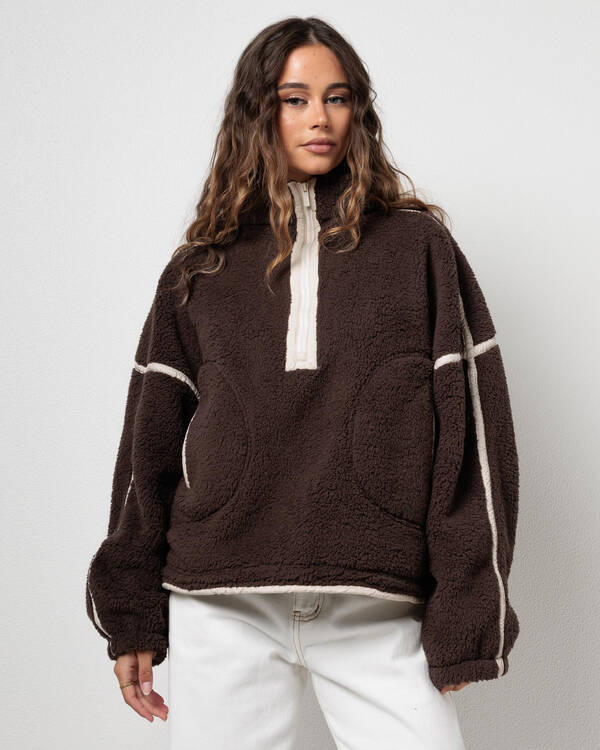 Mooloola Summit Quarter Zip Polar Fleece for Womens