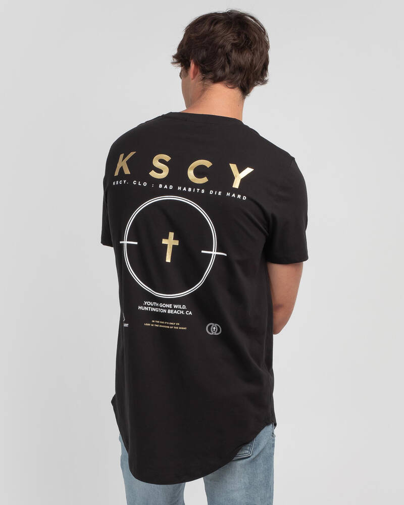 Kiss Chacey Corrupted Dual Curved T-Shirt for Mens