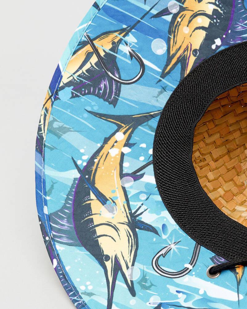 Salty Life Fisherman Straw Hat for Mens