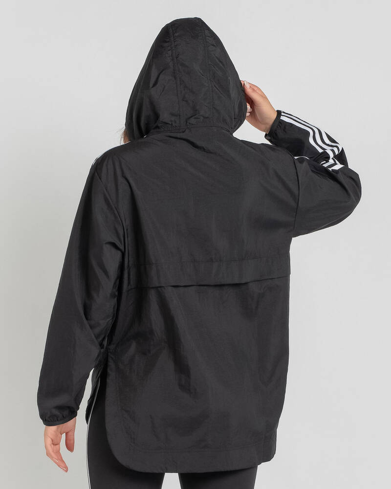 adidas 3 Stripes Hooded Jacket for Womens