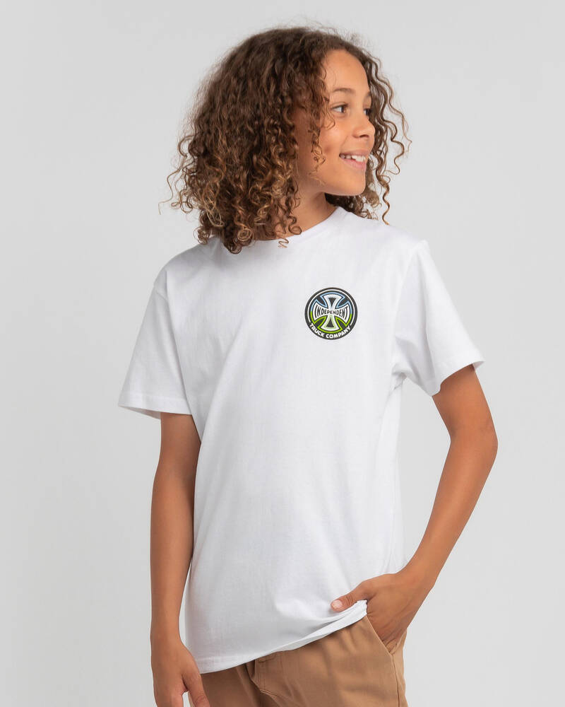 Independent Boys' Split Cross T-Shirt for Mens