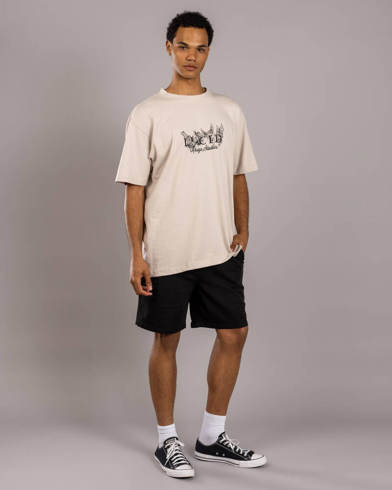 Lucid Division Elastic Waist Shorts for Mens