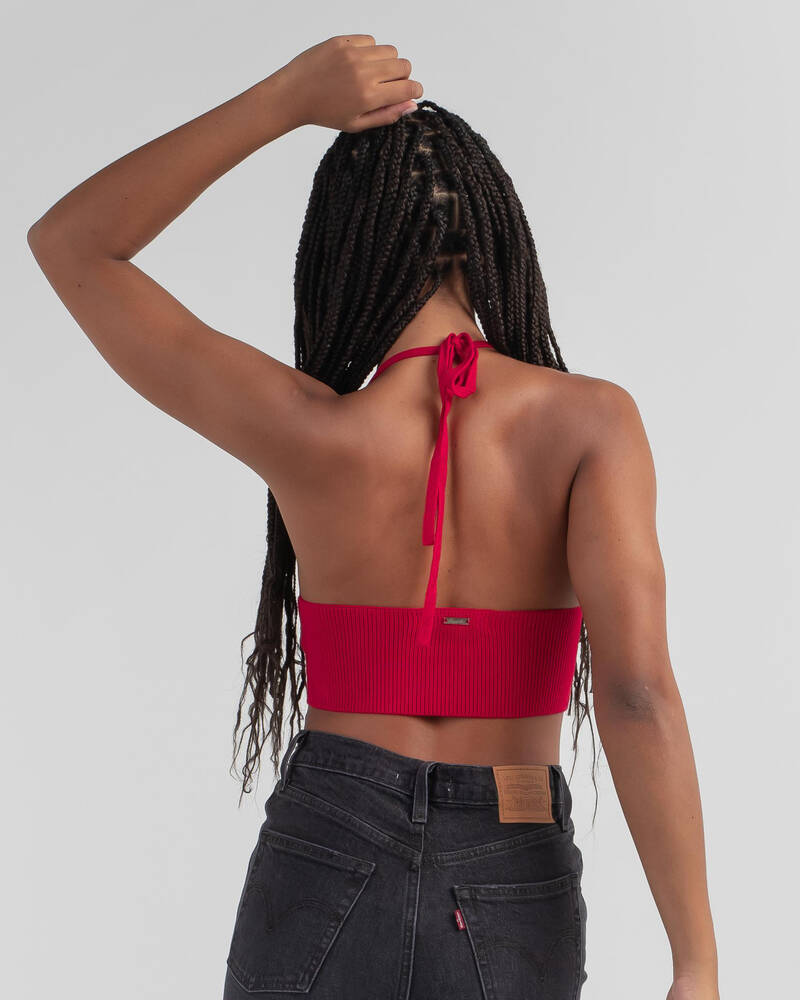 Mooloola Snoh Knit Halter Top for Womens