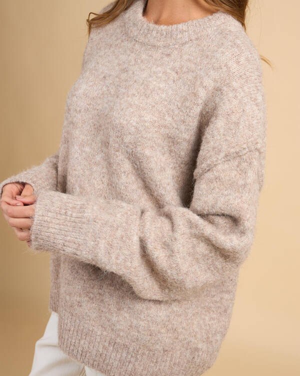 Mooloola Lush Crew Neck Knit Jumper for Womens