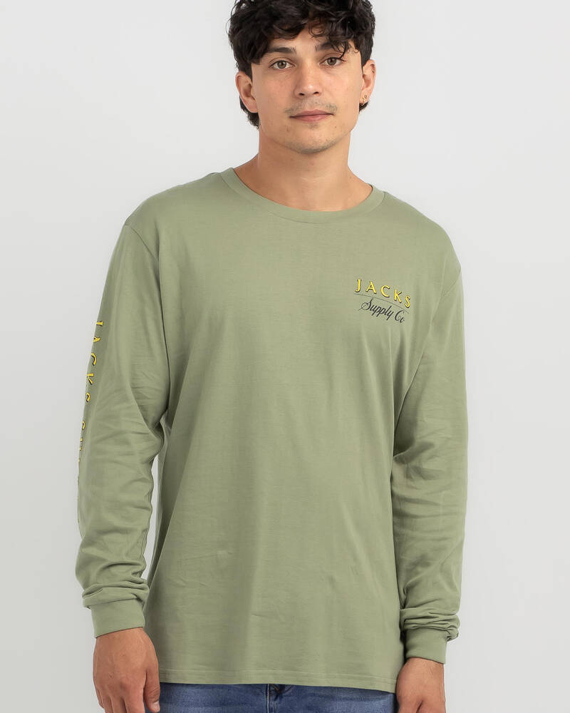 Jacks Maui Long Sleeve T-Shirt for Mens
