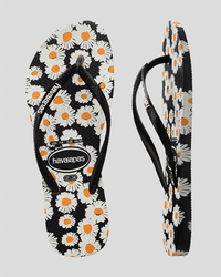 Havaianas Slim Daisy Caitii Thongs for Womens image number null