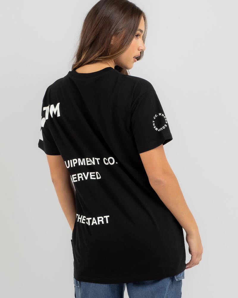 Wndrr Cut Off T-Shirt for Womens