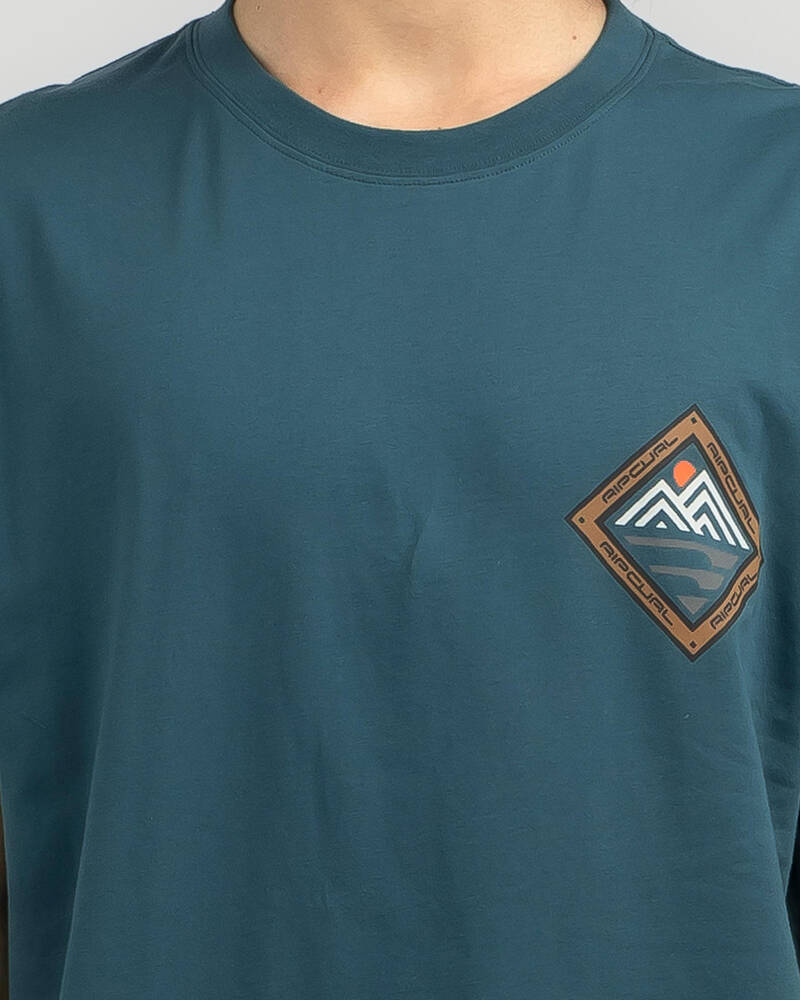 Rip Curl Vaporcool Journeys Peak T-Shirt for Mens