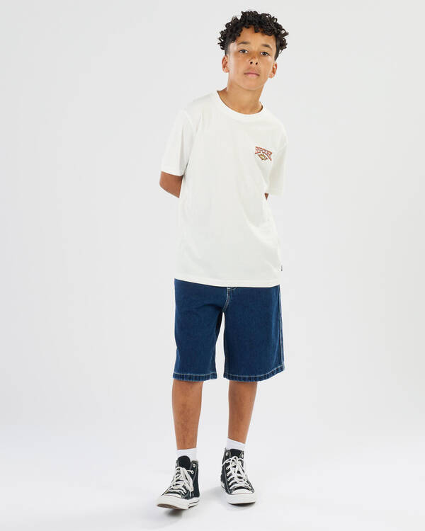 Rip Curl Boys' Medina Script Denim Shorts for Mens
