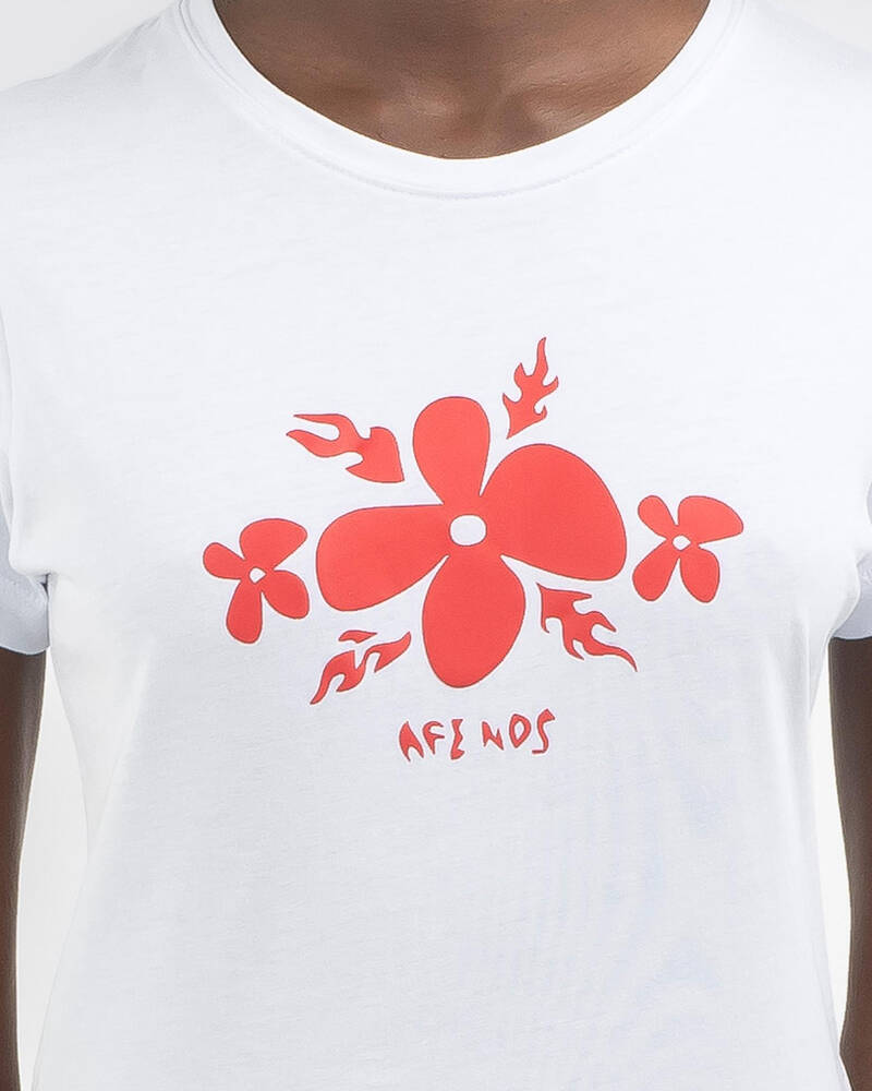 Afends Island Recycled Baby Tee for Womens