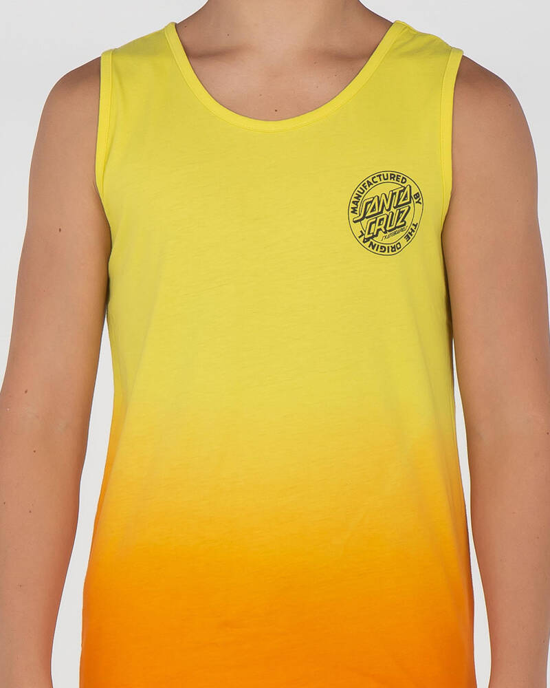 Santa Cruz Boys' MFG Dot DD Muscle Tank for Mens