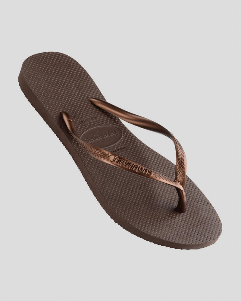 Havaianas Slim Metallic Thongs for Womens