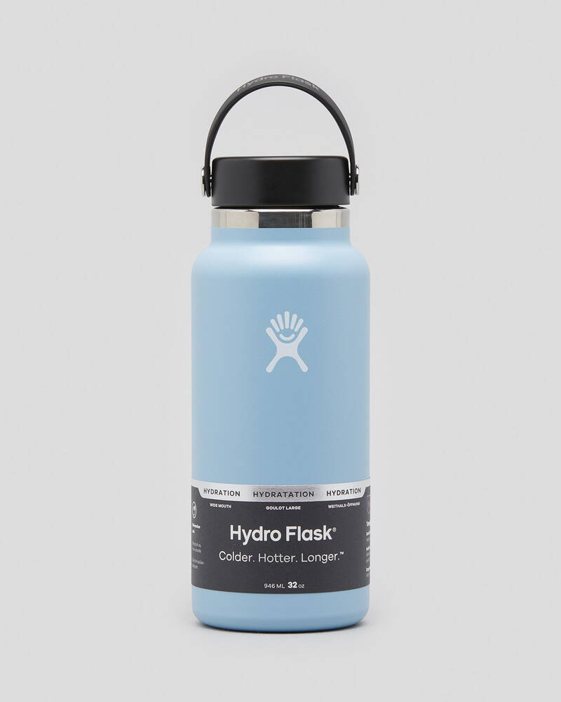 Hydro Flask Bottle, Wide Mouth, Rain, 32 Ounce