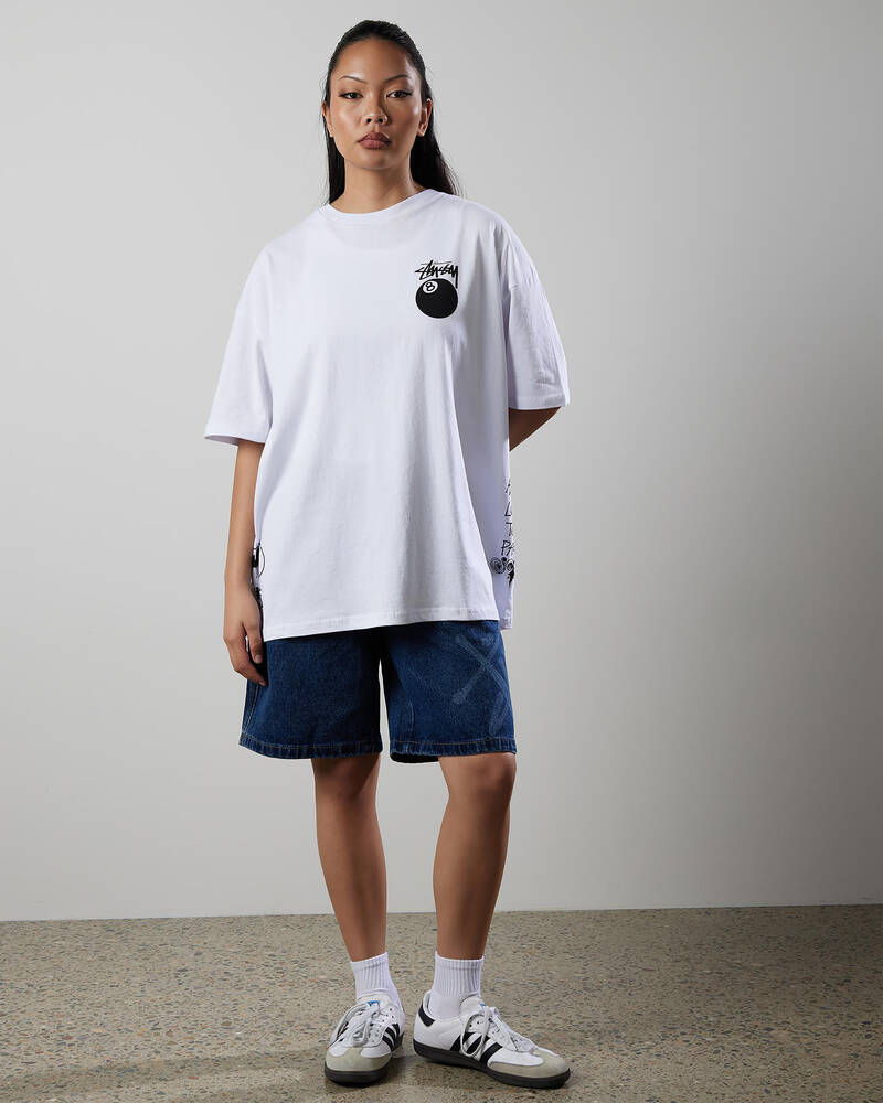 Stussy Test Strike Relaxed T-Shirt for Womens