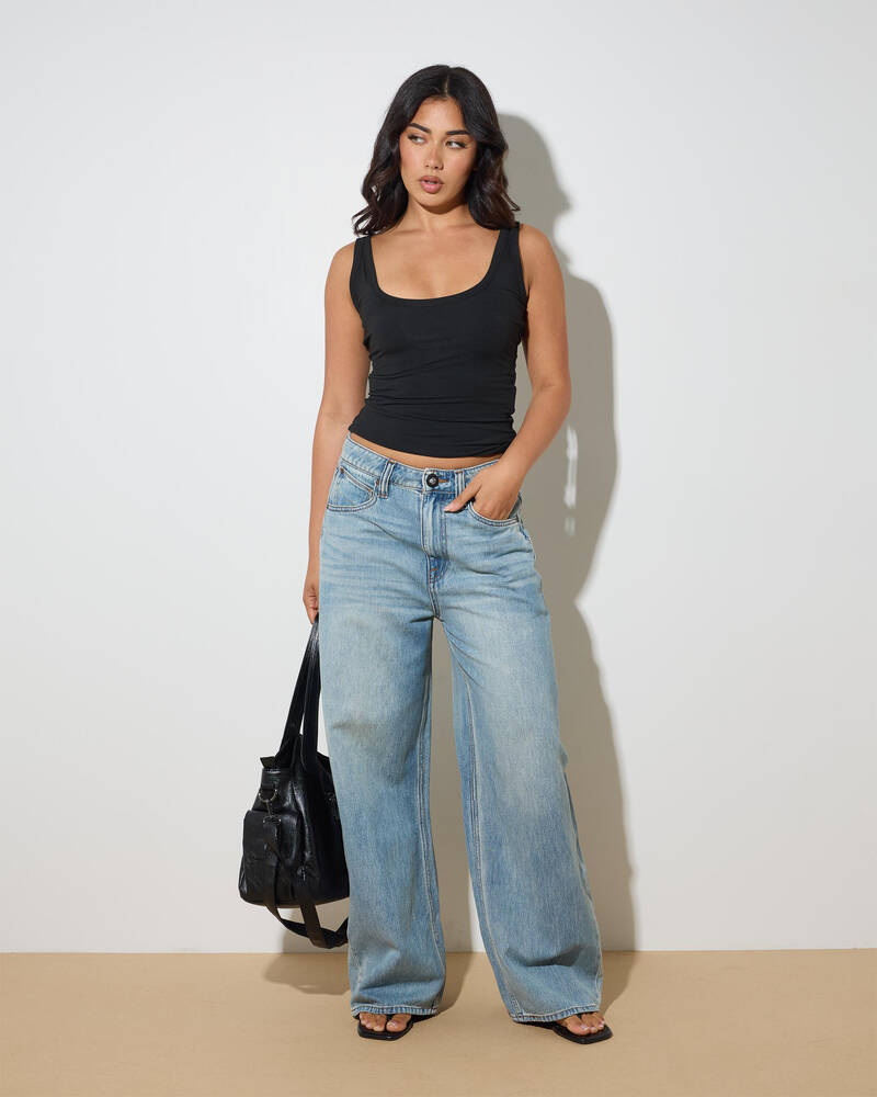 Volcom Beeggy Denim Jeans for Womens