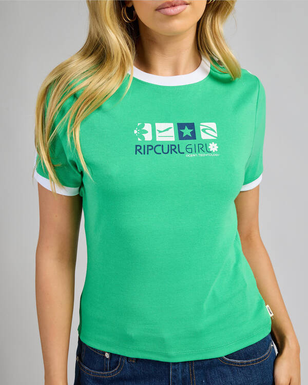 Rip Curl Las Dalias Fitted T-Shirt for Womens