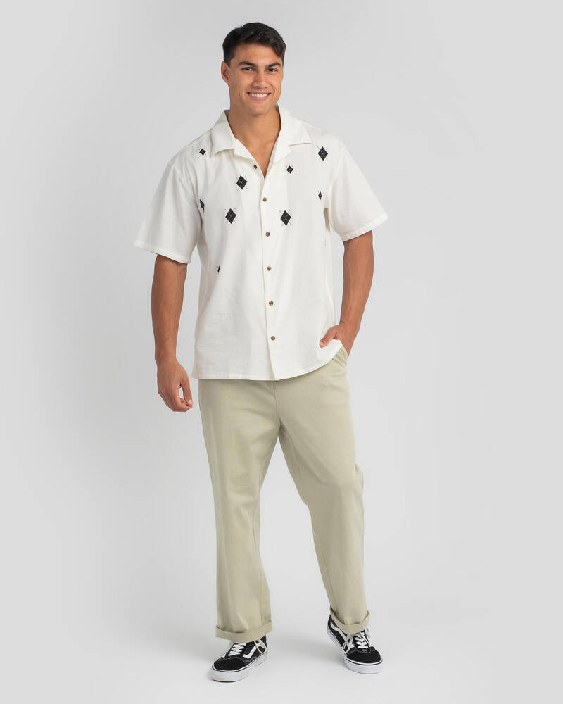 Brixton Camp Reserve Woven Short Sleeve Shirt for Mens