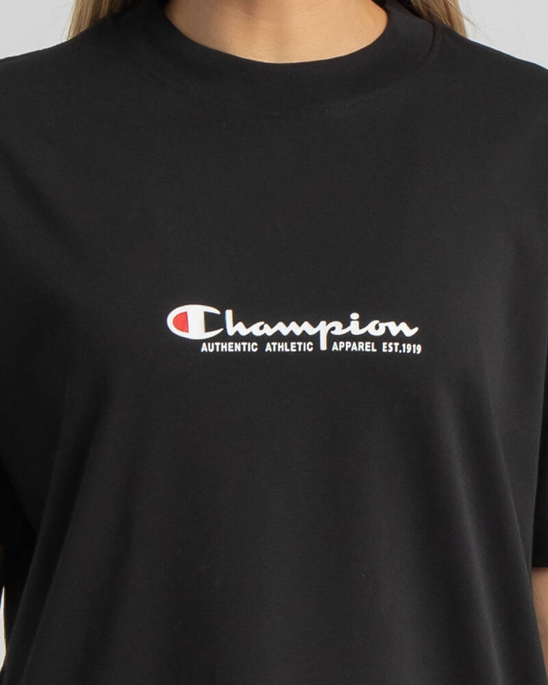 Champion Logo T-Shirt for Womens