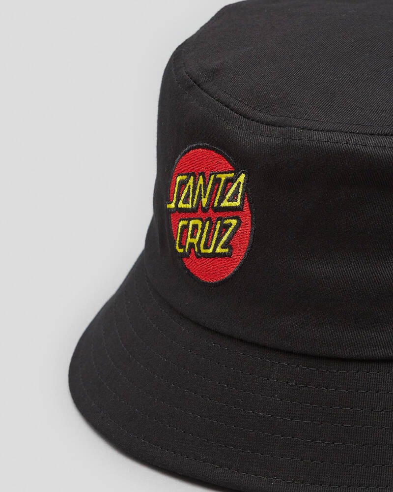 Santa Cruz Classic Dot Bucket Hat for Mens