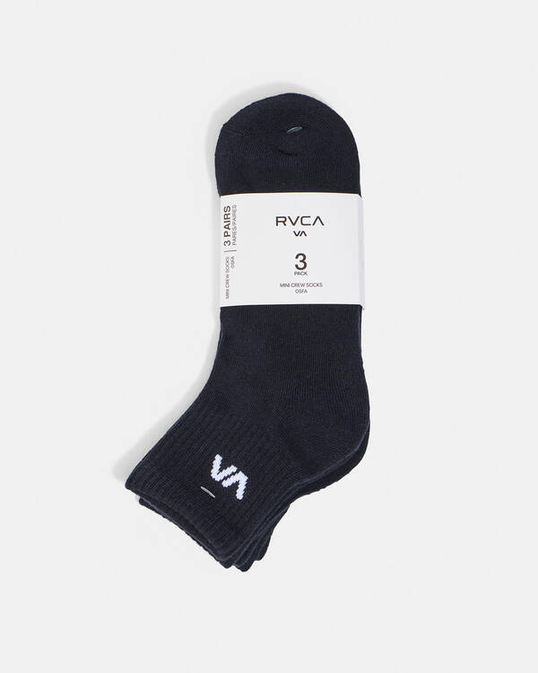RVCA VA Mini Crew Sock Pack for Womens