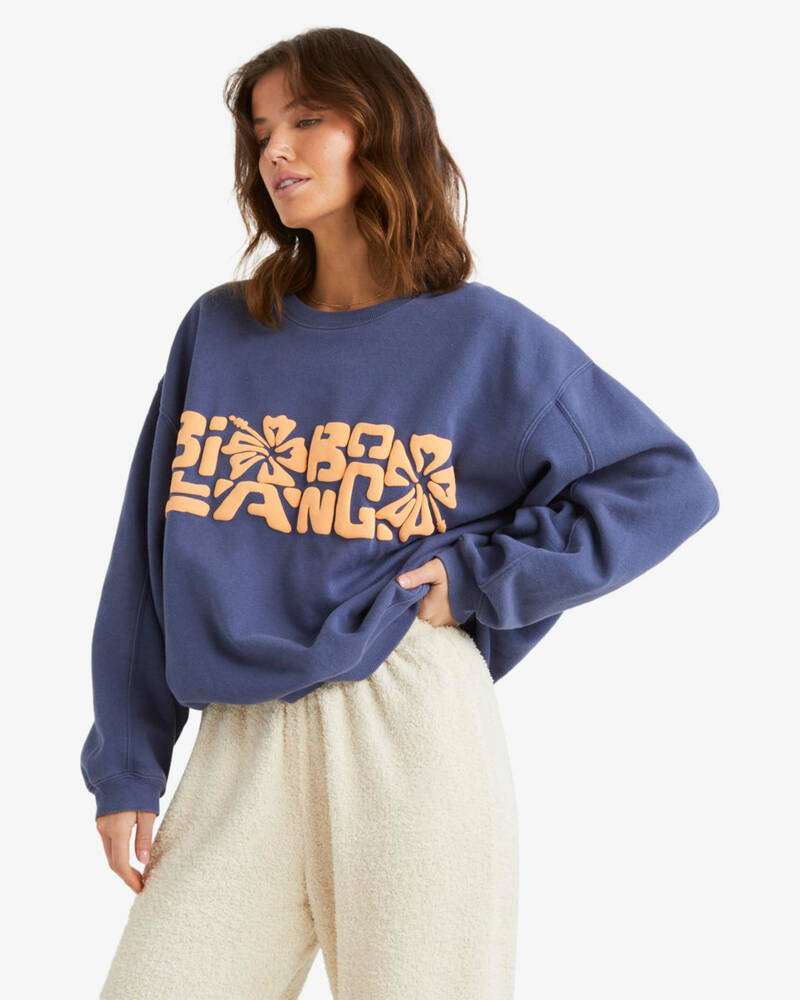 Billabong Tiki Vibes Kendall Crewneck Sweatshirt for Womens