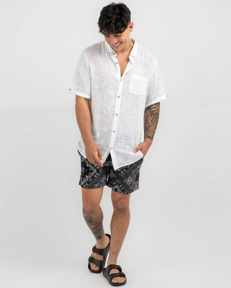 Lucid Woven Short Sleeve Shirt for Mens