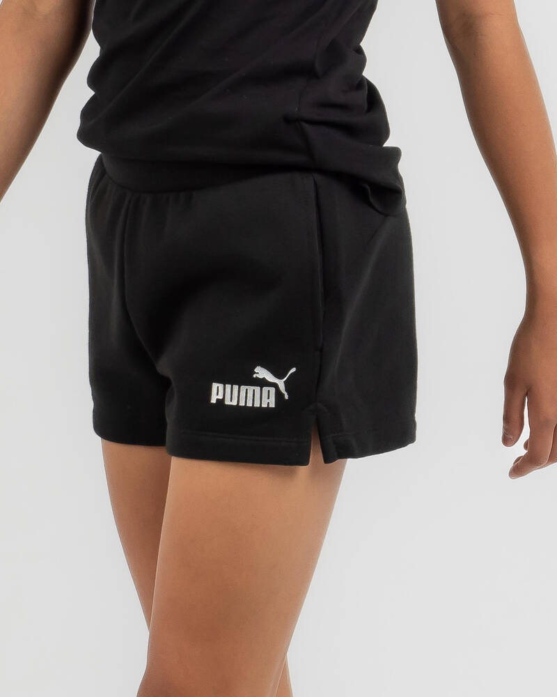 Puma Girls' Ess+ Shorts for Womens