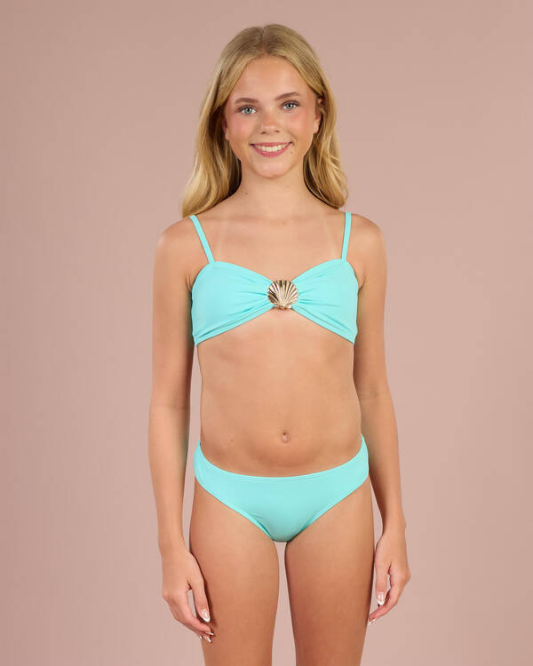 Topanga Girls' Shell Bandeau Bikini Set for Womens