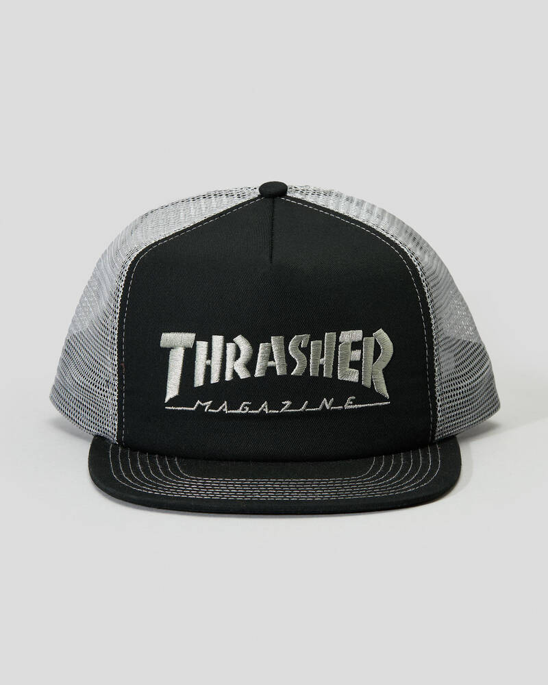 Thrasher Logo Mesh Trucker for Mens