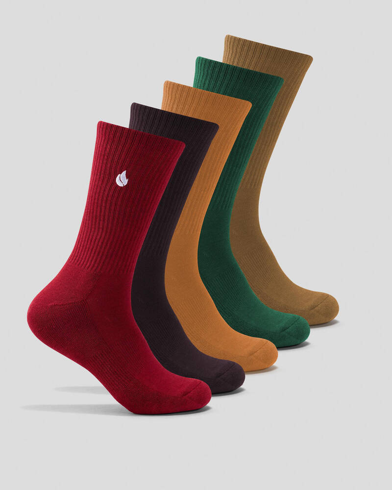 FOOT-IES Blaze AW25 5 Pack Sneaker Socks for Mens